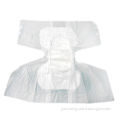 Adult Diaper with Double Adhesive Tapes, Leg Cuffs and Leak Guards, Super Absorption